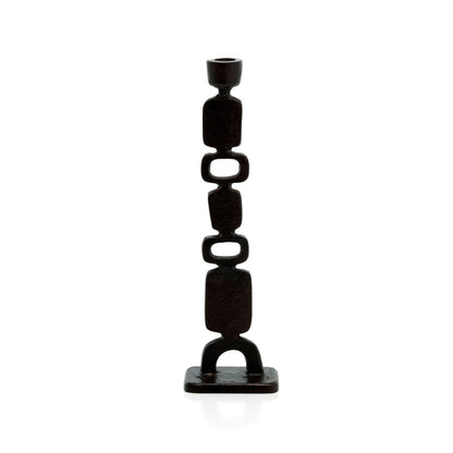 Le bougeoir Totemo noir Large Bazar Bizarre