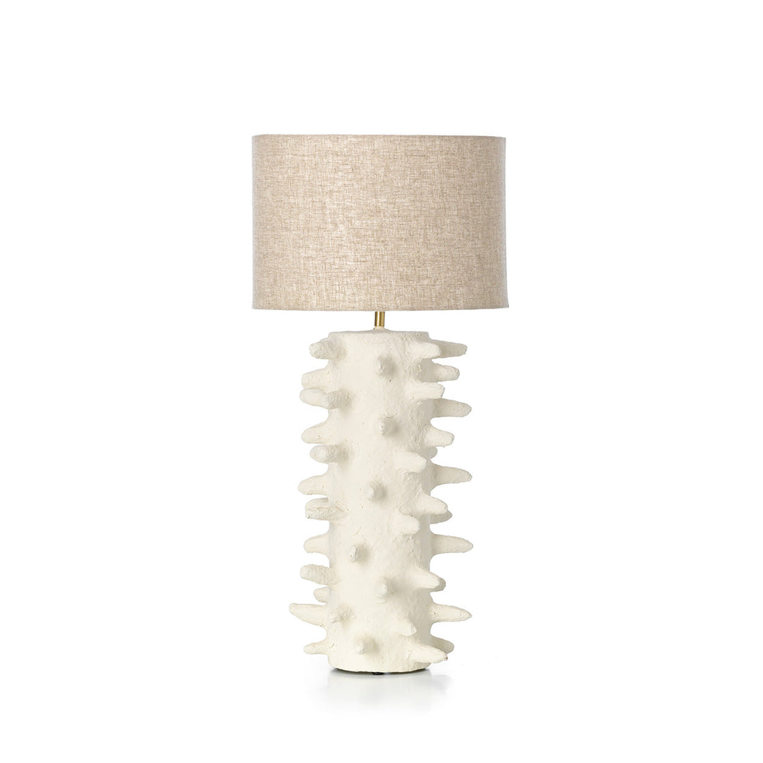 La Lampe de Table Spiketacular Blanche Large Bazar Bizarre