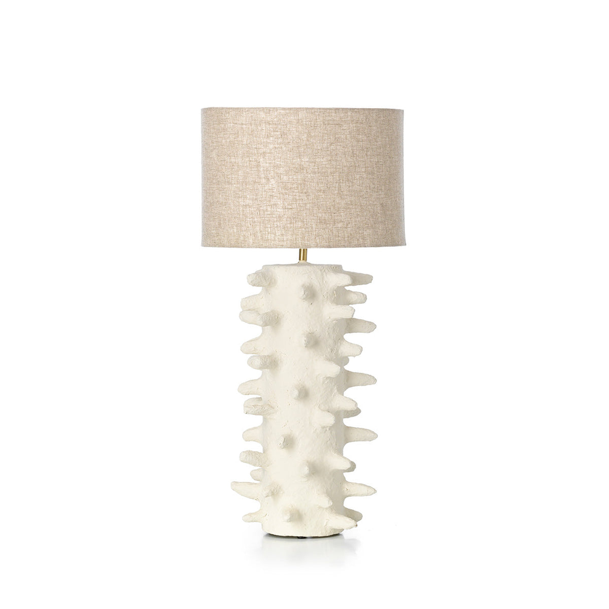 La Lampe de Table Spiketacular Blanche Large Bazar Bizarre