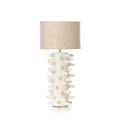 La Lampe de Table Spiketacular Blanche Large Bazar Bizarre