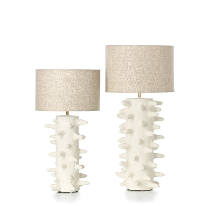La Lampe de Table Spiketacular Blanche Large Bazar Bizarre