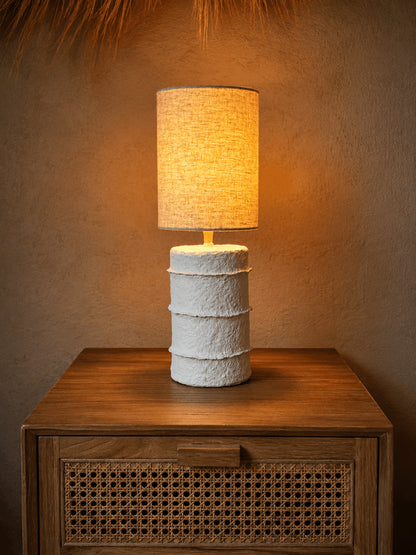 La lampe de table Contour blanche petite Bazar Bizar