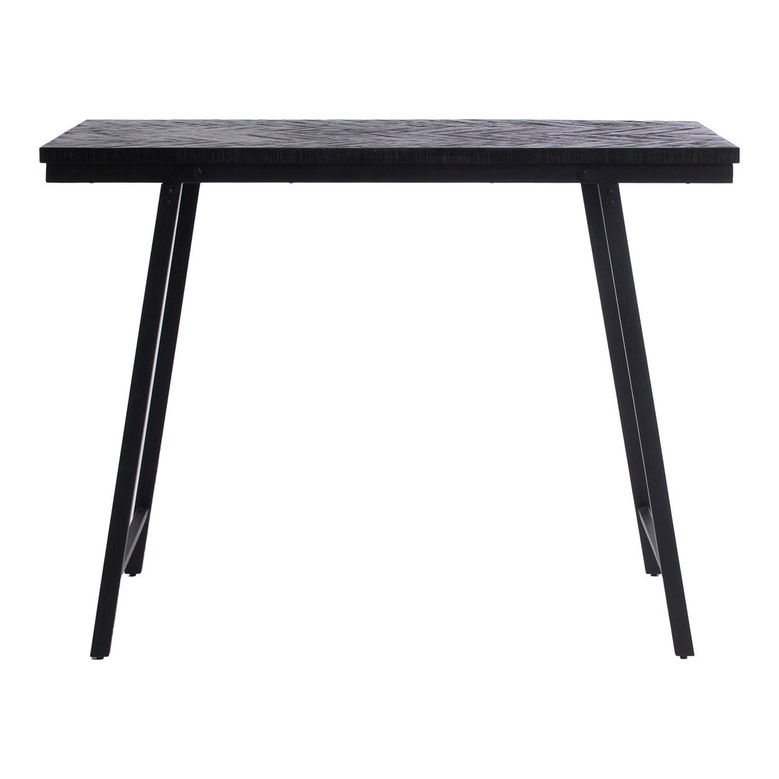 La Table Haute Chevrons - Noir - 140