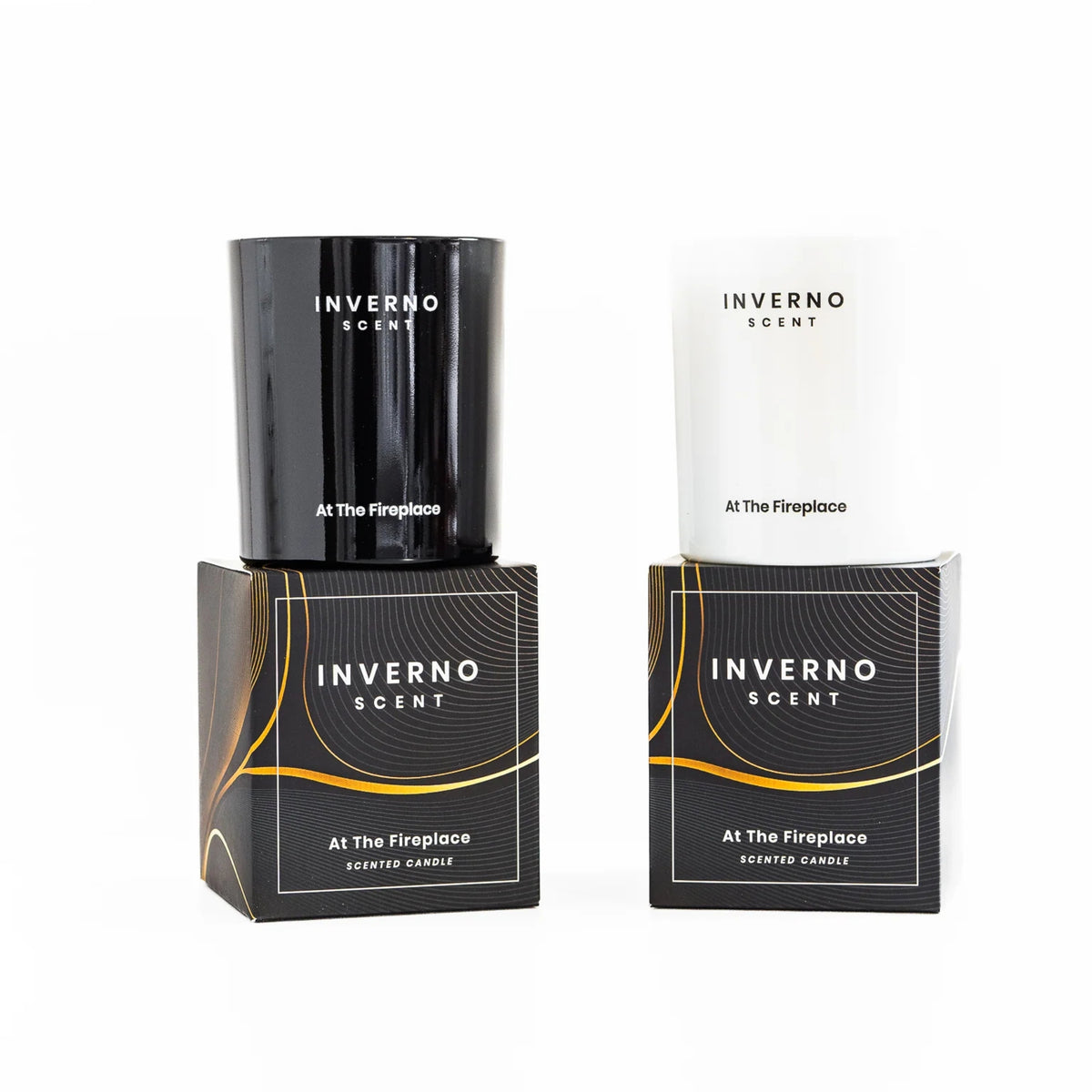 Bougie parfumée de luxe Inverno Scent At The Fireplace