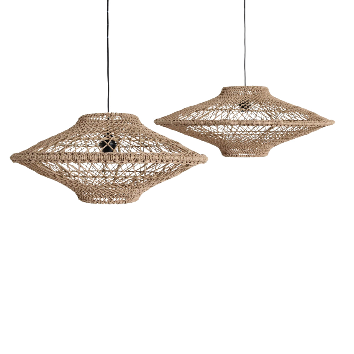 Raw Materials Suspension Corde de Coton Naturel Lot de 2
