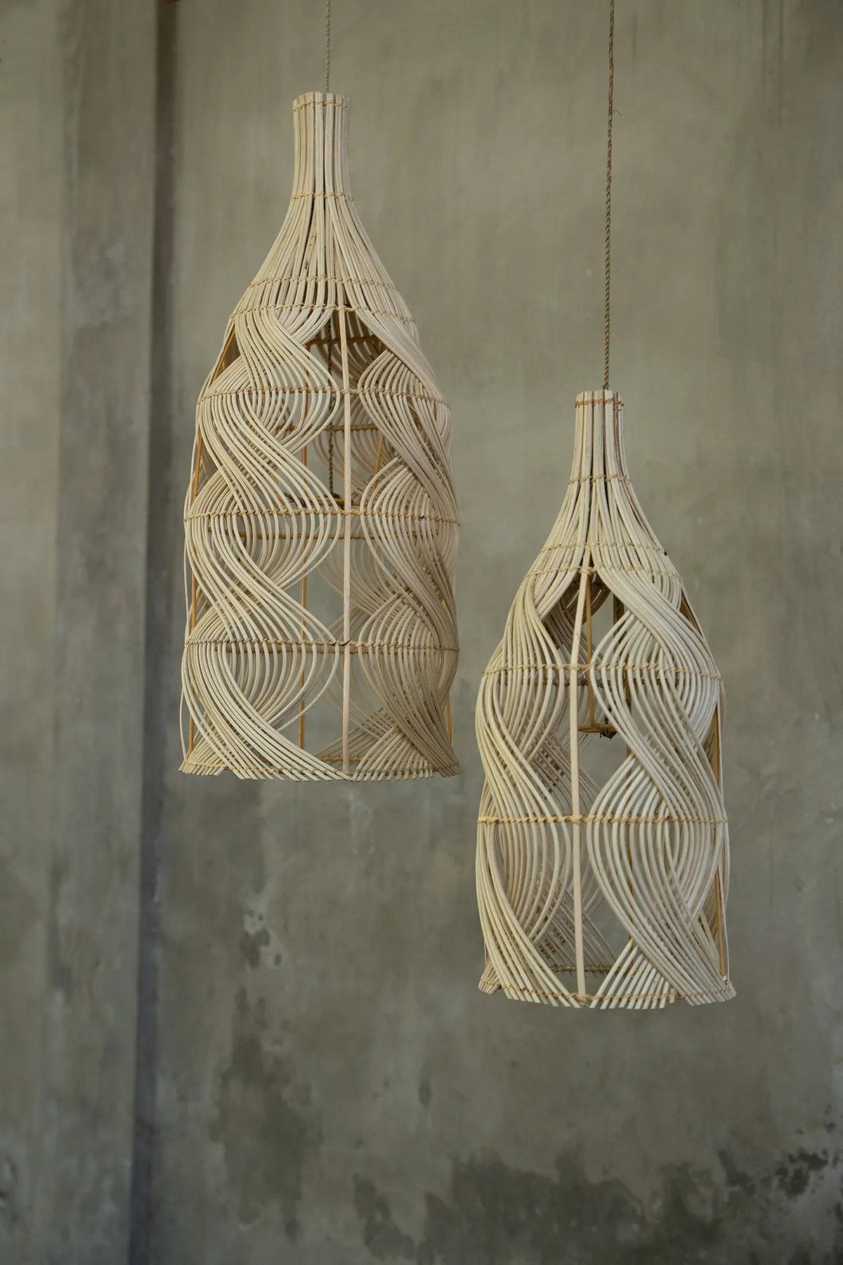 La suspension Garaffa Naturel Medium Bazar Bizar