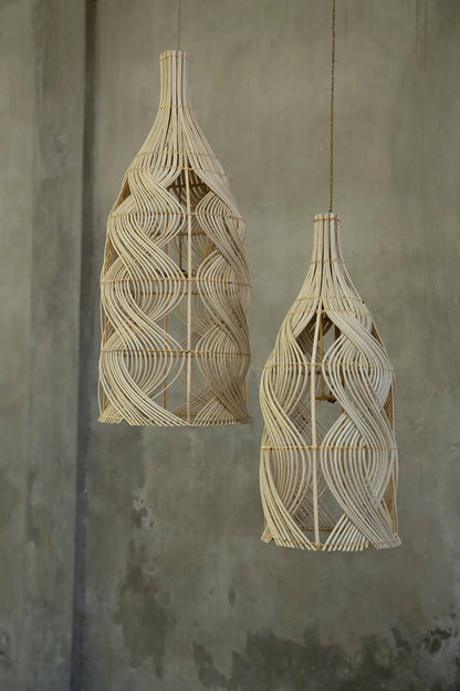 La suspension Garaffa Naturel Medium Bazar Bizar