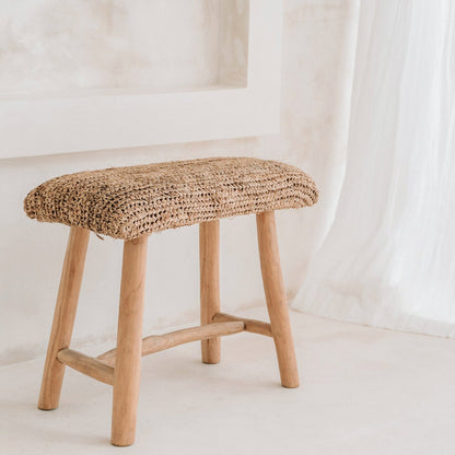 Le Banc en Raphia - Naturel Bazar Bizarre