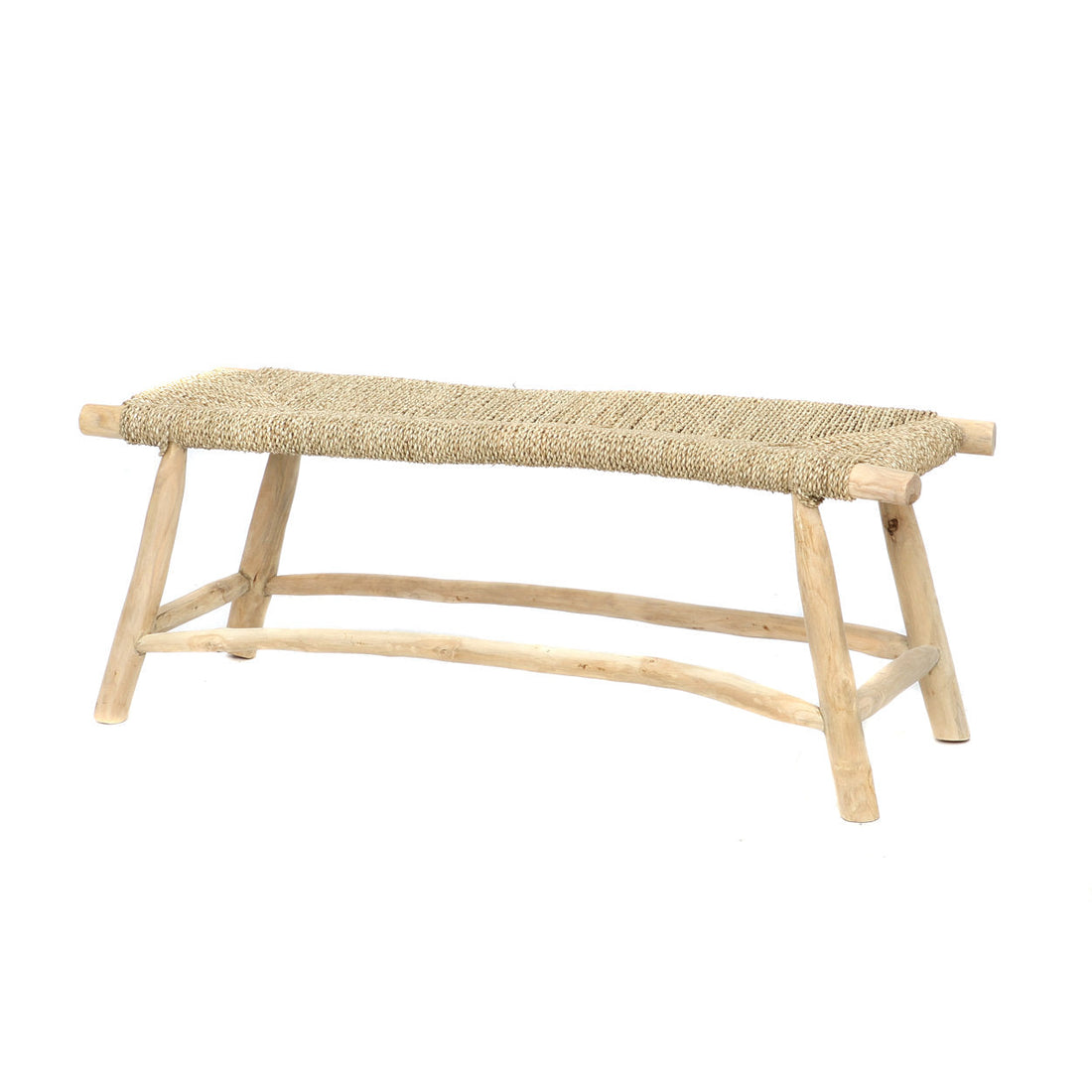 La banquette Porto en jonc de mer - Naturel - M Bazar Bizar