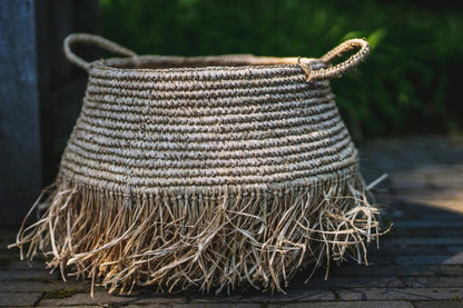 Le Panier Deluxe en Raphia - Naturel - L