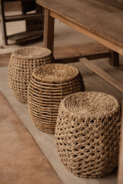 Le tabouret Zarkah Naturel Bazar Bizarre