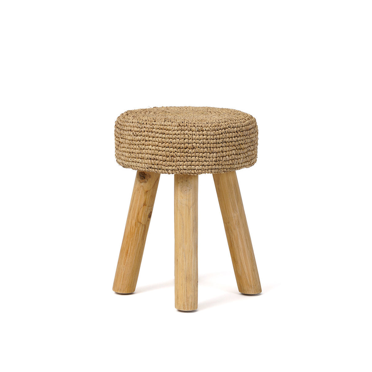 Le tabouret en raphia - Naturel Bazar Bizar