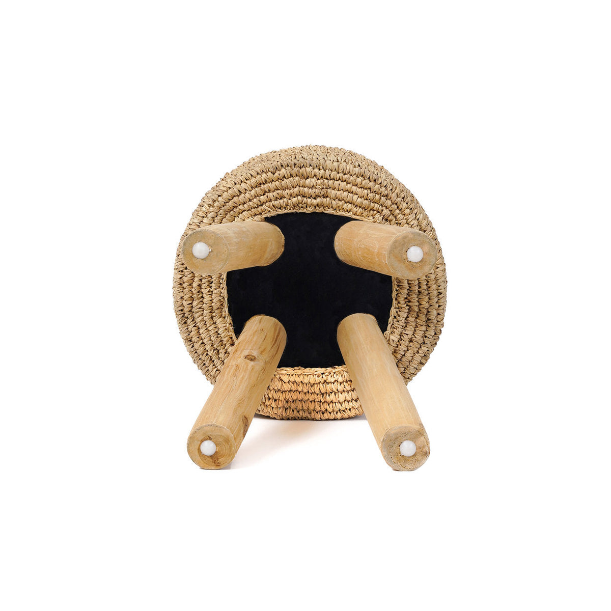 Le tabouret en raphia - Naturel Bazar Bizar