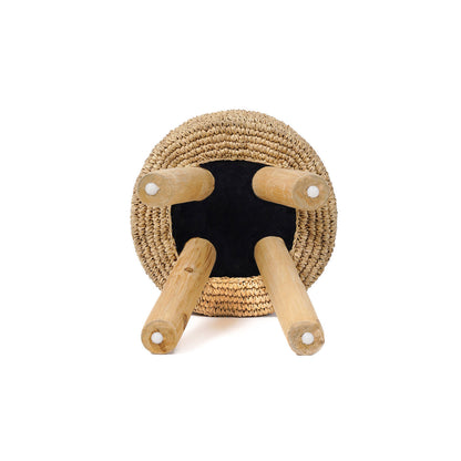 Le tabouret en raphia - Naturel Bazar Bizar