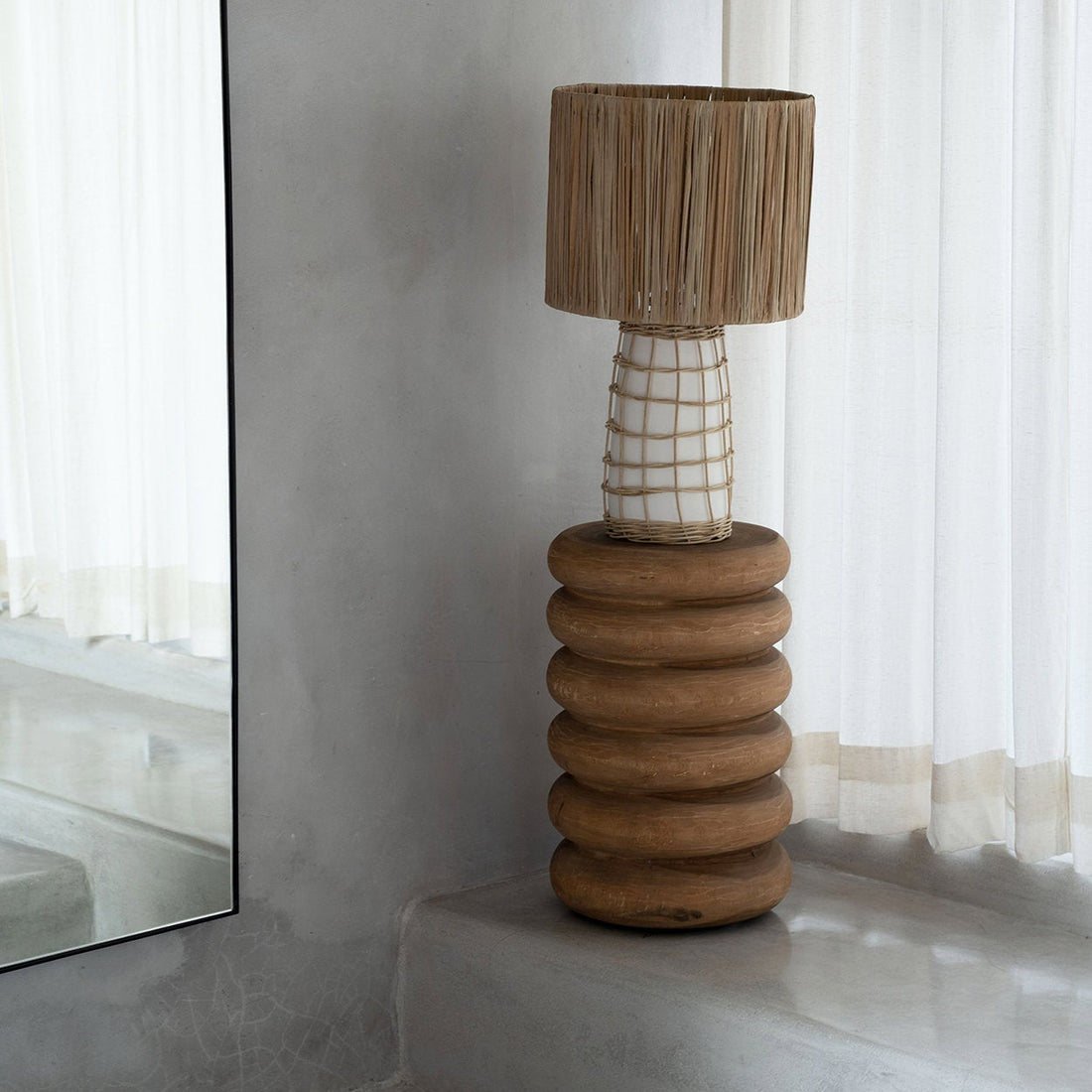 Le tabouret Umiko Naturel Bazar Bizarre