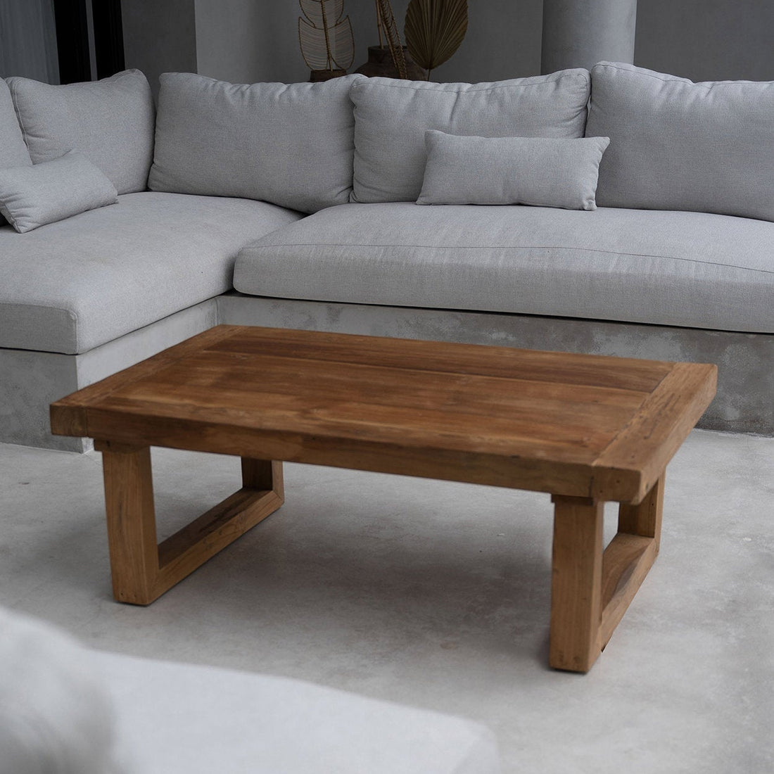 La table basse en teck de récupération - Naturel Bazar Bizar