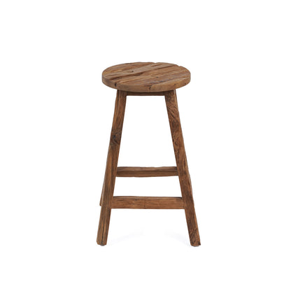 Le tabouret de bar Shibori Naturel Bazar Bizarre