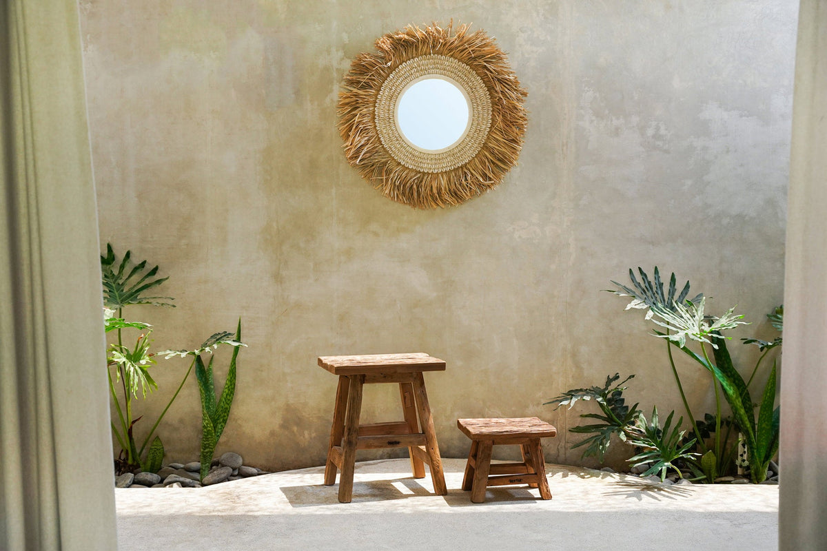 Le tabouret Yoke - Naturel - S
