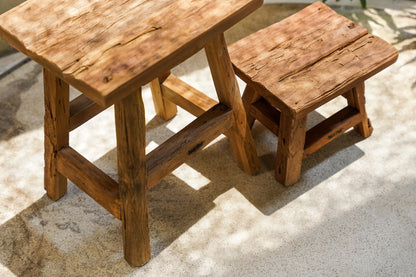 Le tabouret Yoke - Naturel - S