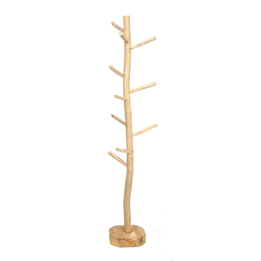 Porte-manteau en teck Naturel 160cm Bazar Bizar