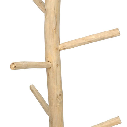 Porte-manteau en teck Naturel 160cm Bazar Bizar