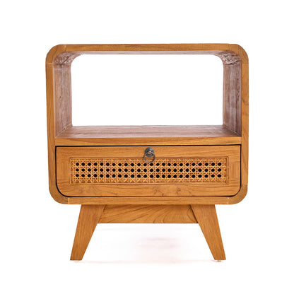 La table de chevet Breeze Naturel Bazar Bizarre