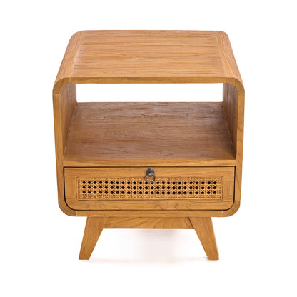 La table de chevet Breeze Naturel Bazar Bizarre