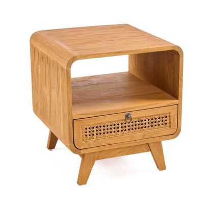La table de chevet Breeze Naturel Bazar Bizarre