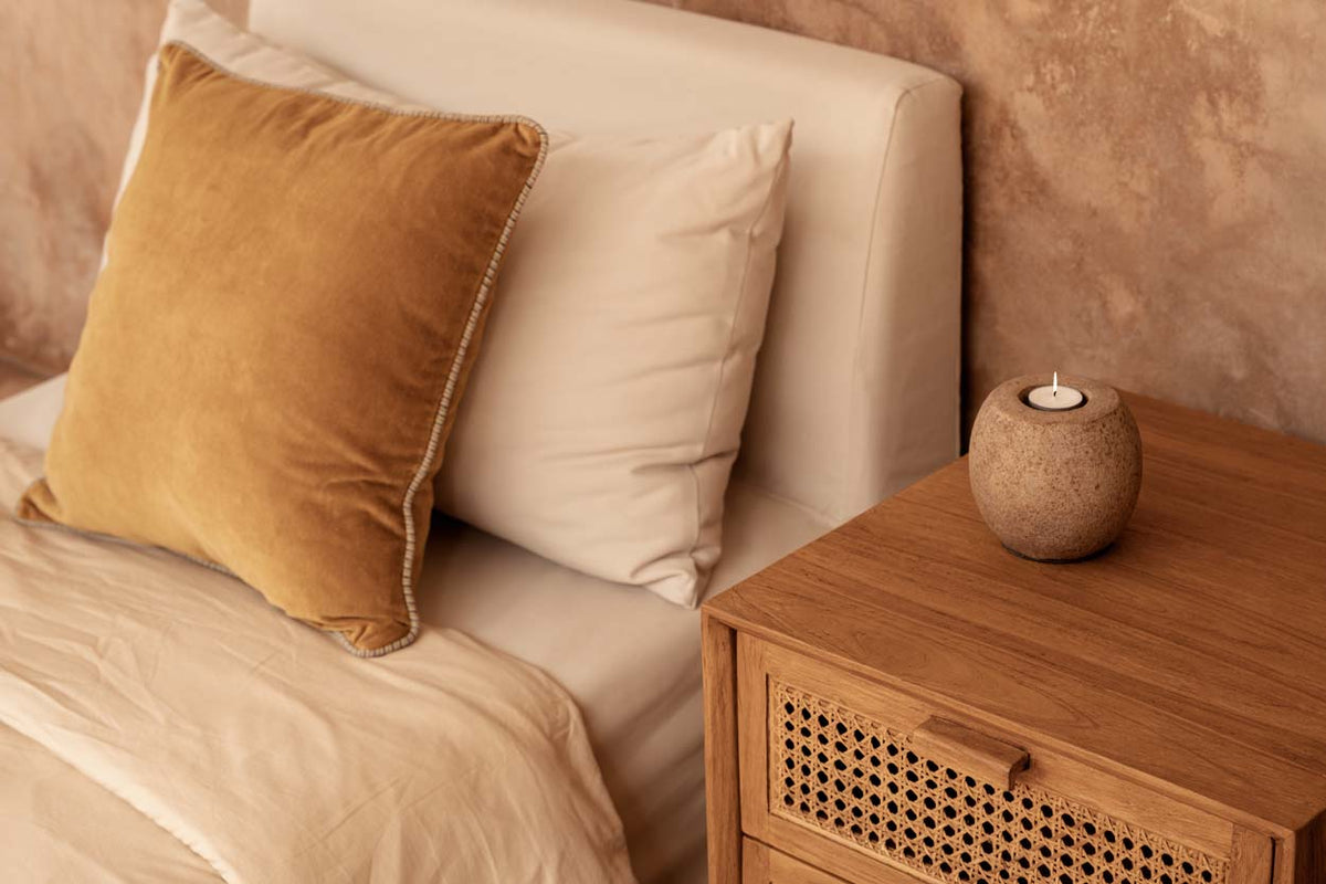 La table de chevet Harmony Naturel Bazar Bizarre