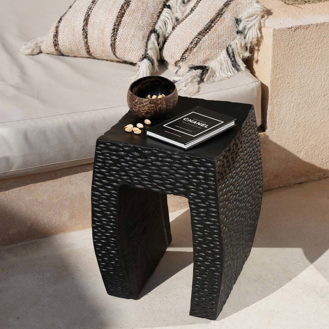 Tabouret Montano - Noir Bazar Bizar
