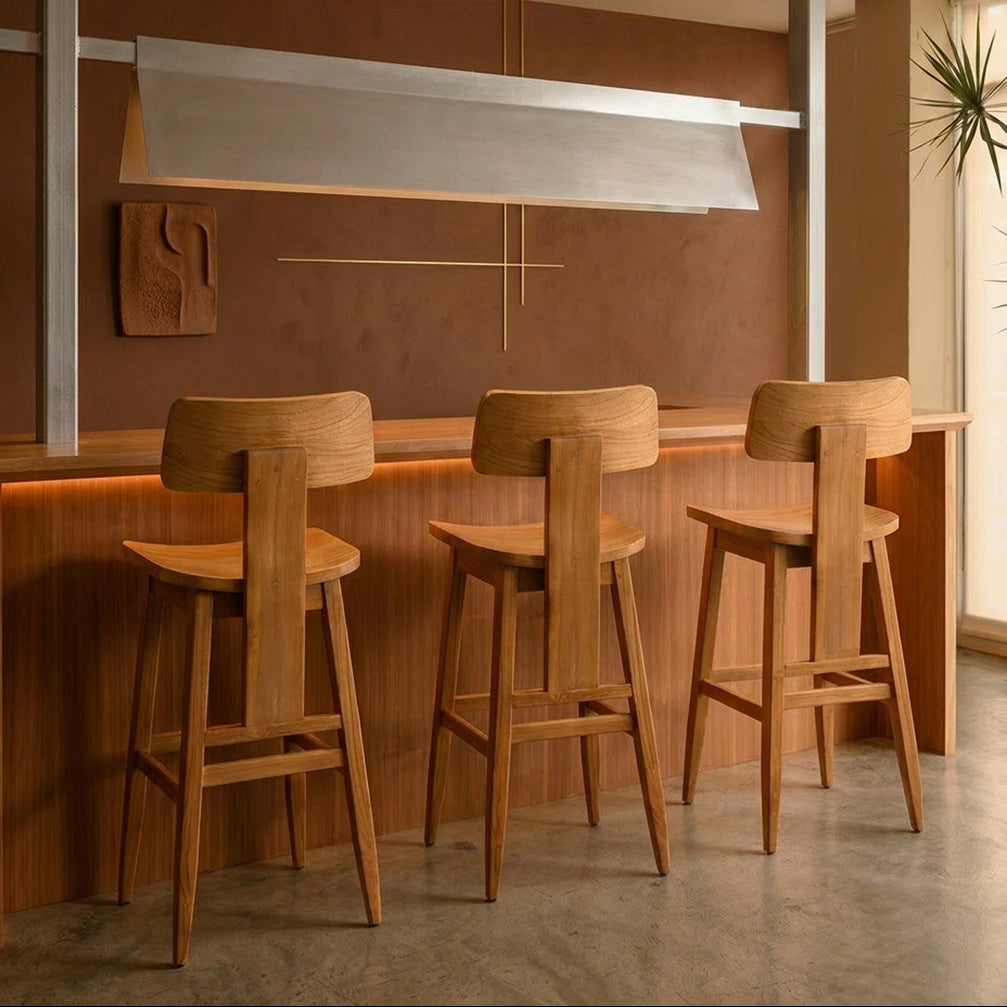 Le tabouret de bar LovYa Naturel Bazar Bizar