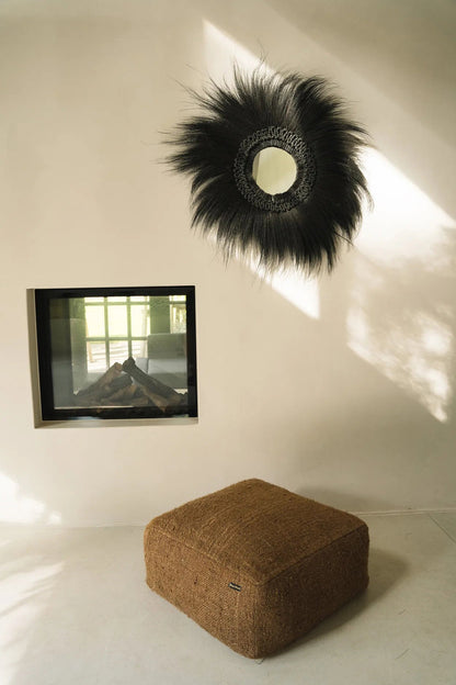 Le miroir Simba - Noir - M 70x70cm