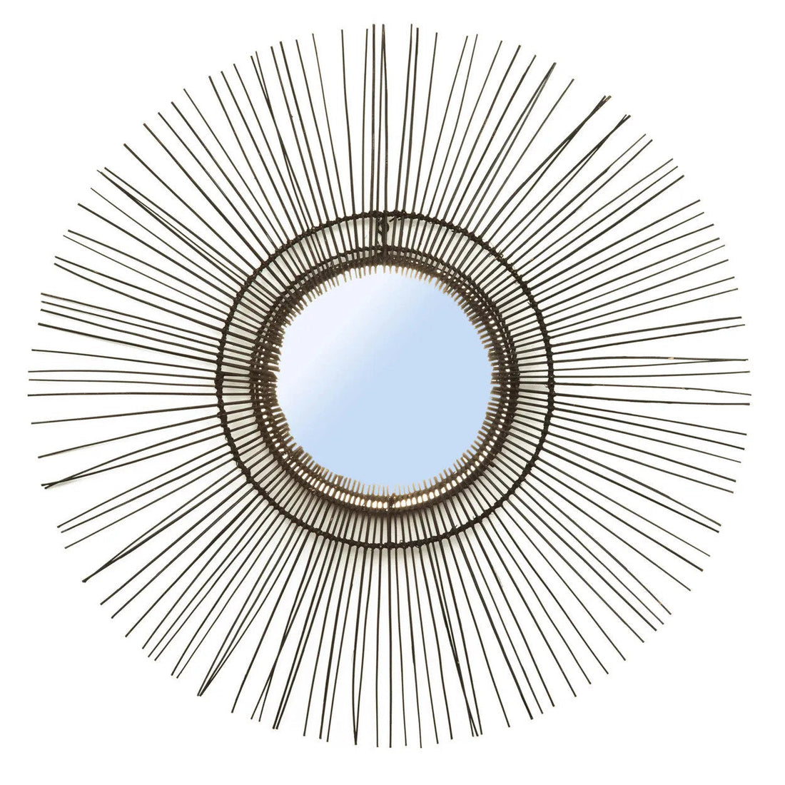 Le miroir Tropical - Noir - L 90x90cm Bazar Bizar
