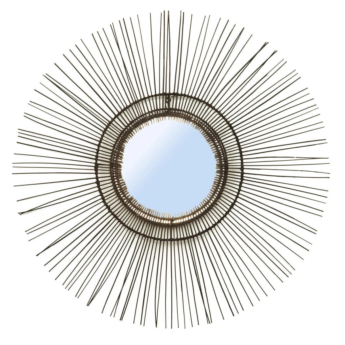 Le miroir Tropical - Noir - L 90x90cm Bazar Bizar