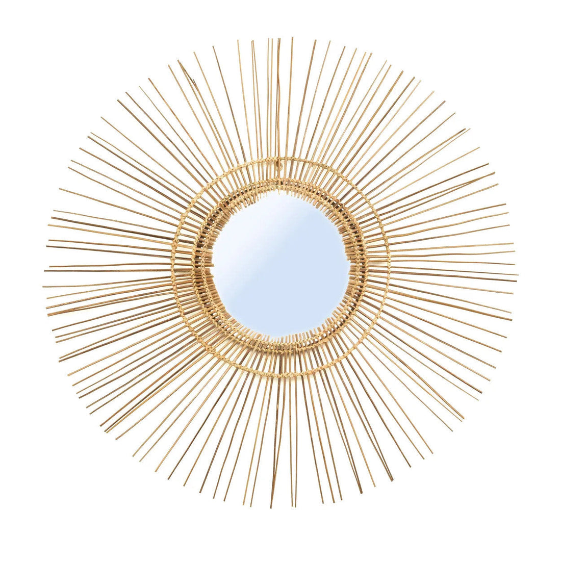 Le miroir Tropical - Naturel - L 80x80cm Bazar Bizar