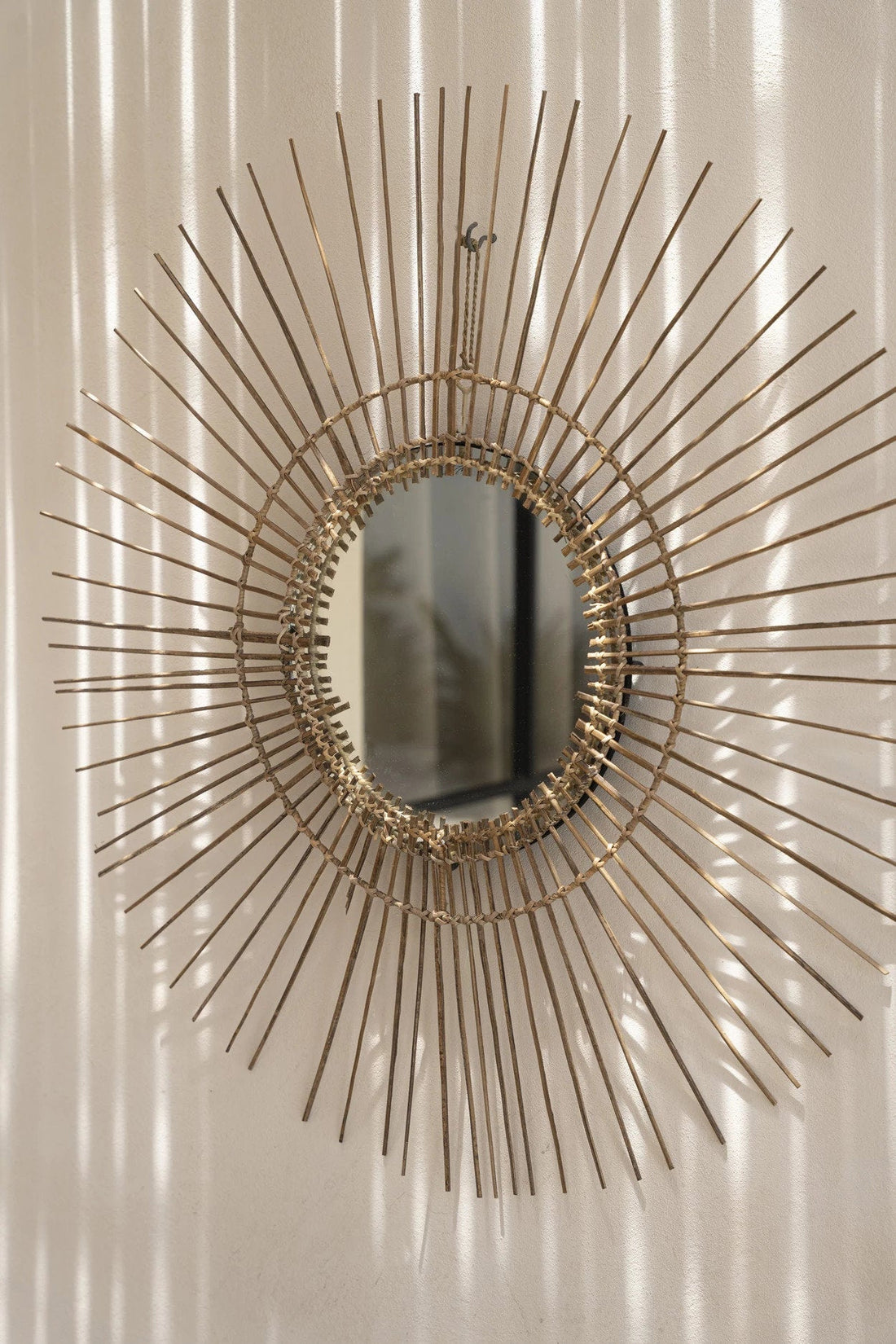 Le miroir Tropical - Naturel - L 80x80cm Bazar Bizar