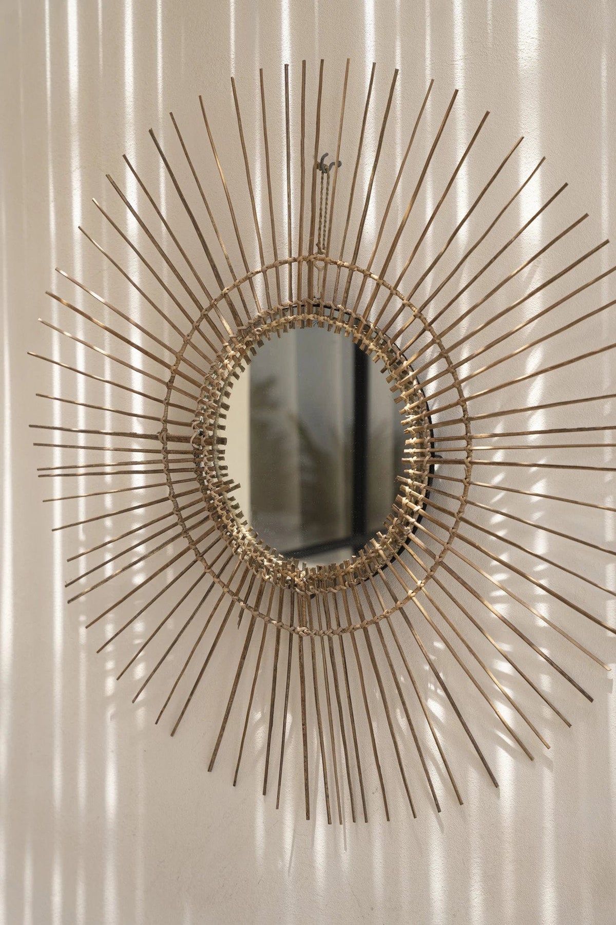 Le miroir Tropical - Naturel - L 80x80cm Bazar Bizar