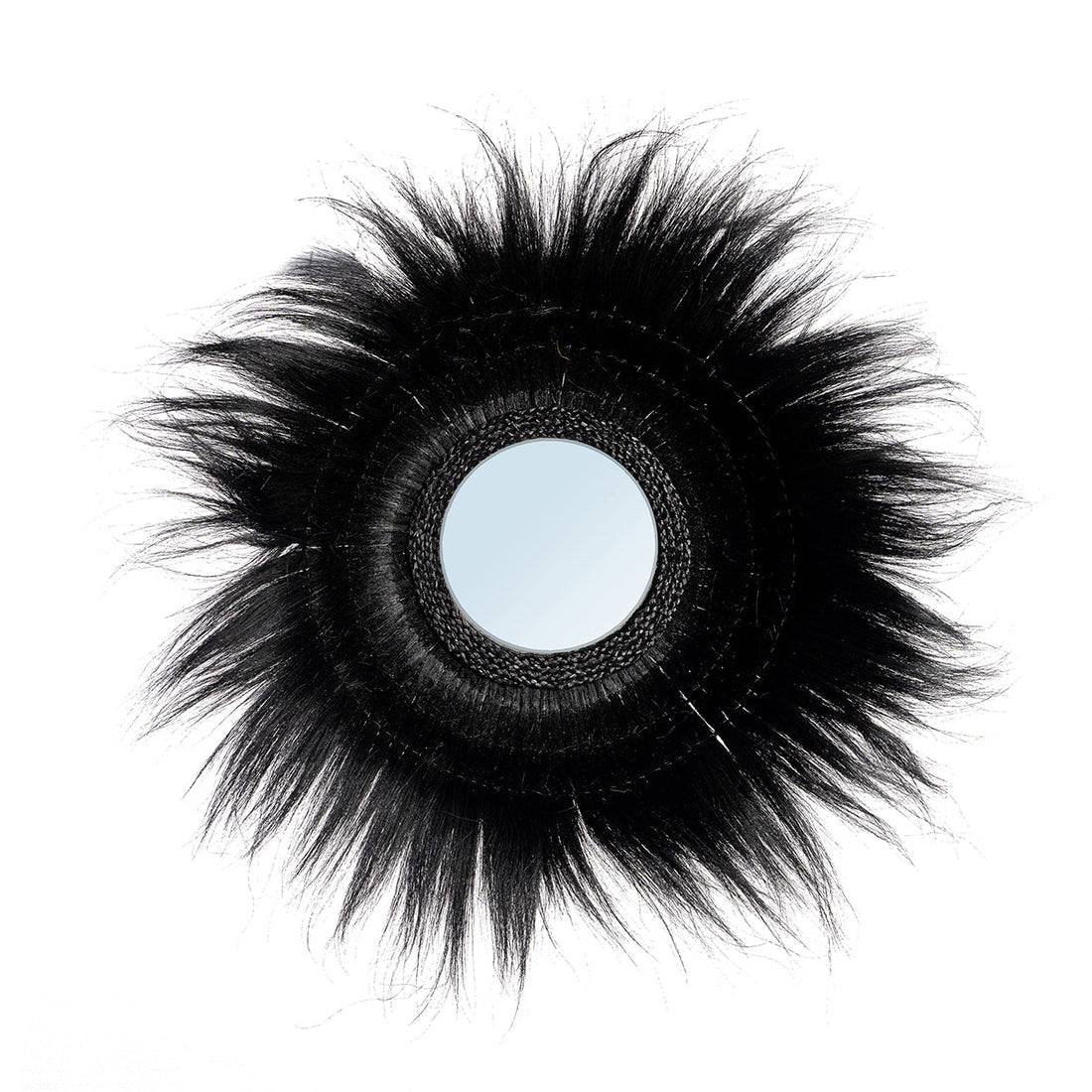 Le miroir Sunken Forest - Noir 90x90cm