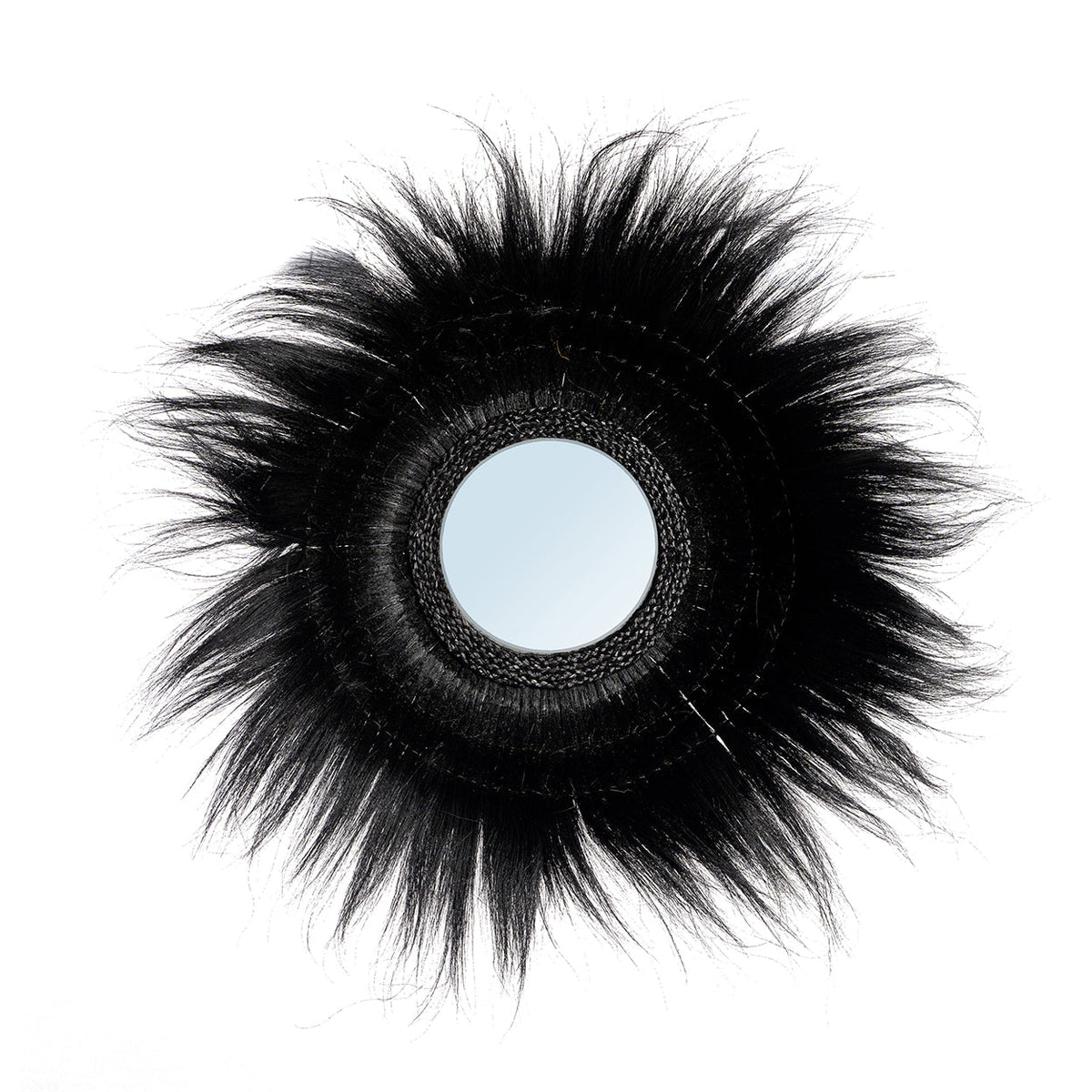 Le miroir Sunken Forest - Noir 90x90cm