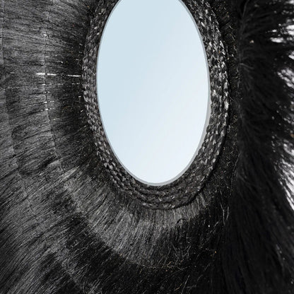 Le miroir Sunken Forest - Noir 90x90cm
