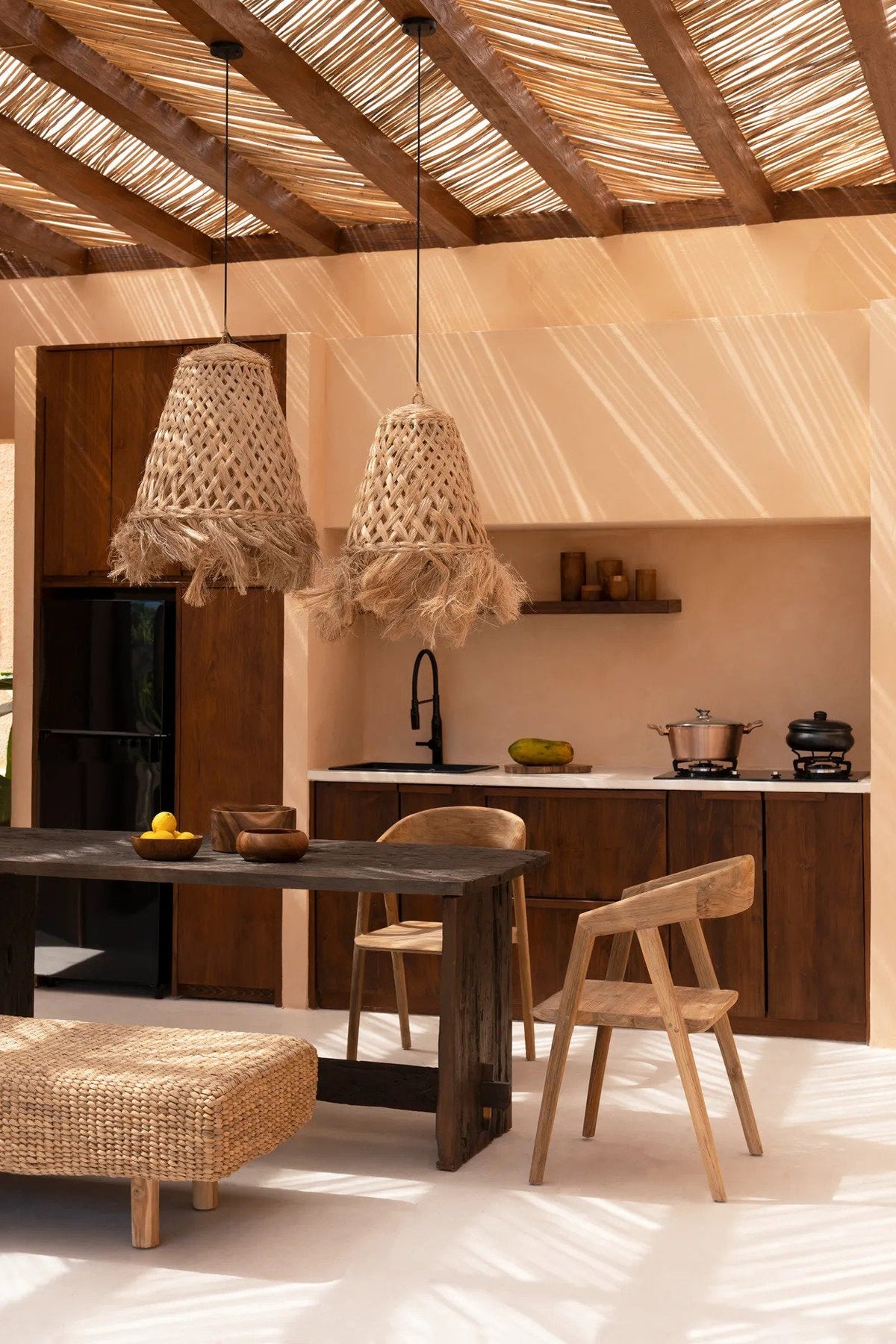 La suspension Jelly Fish Naturel Large Bazar Bizar