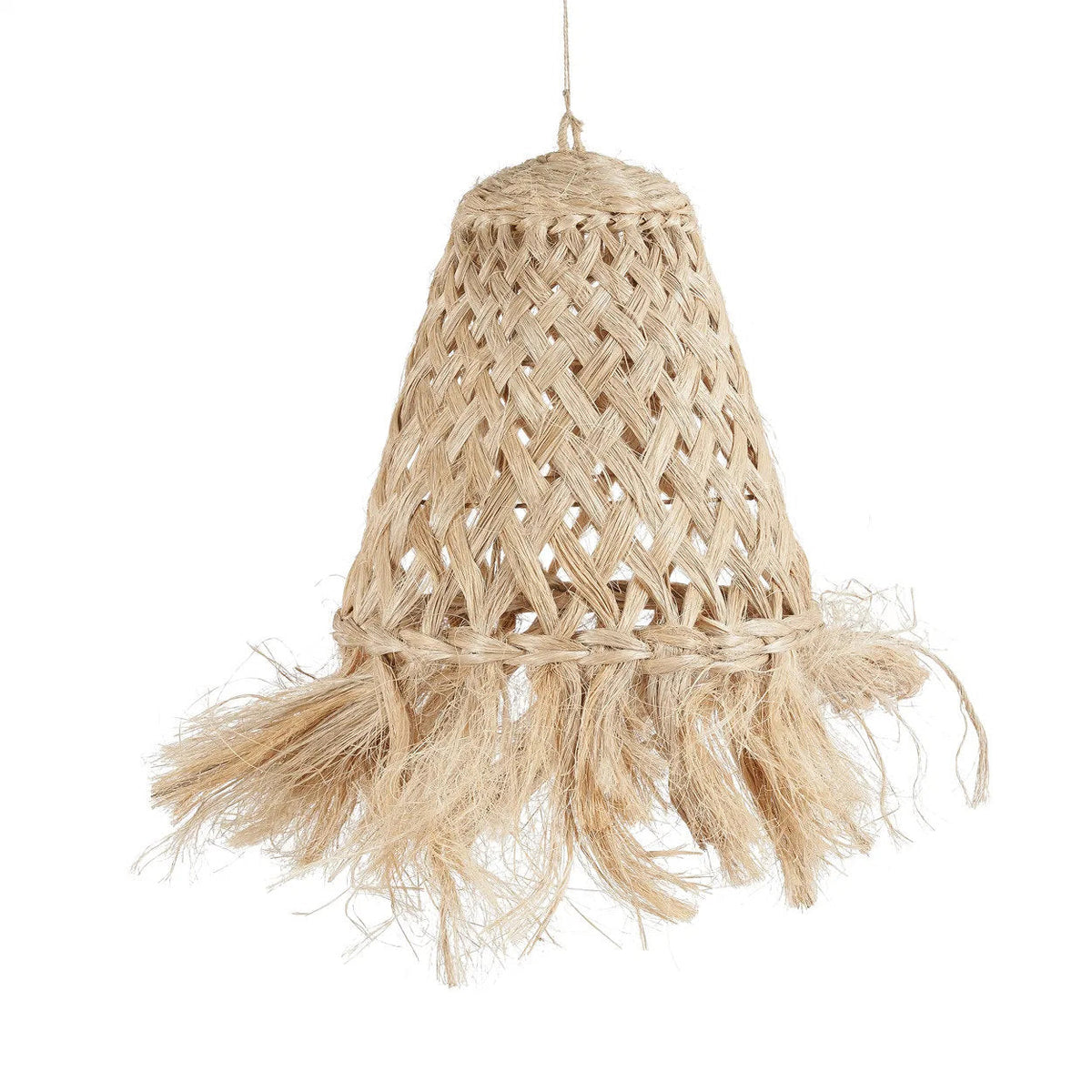 Le pendentif méduse Abaca naturel petit Bazar Bizar