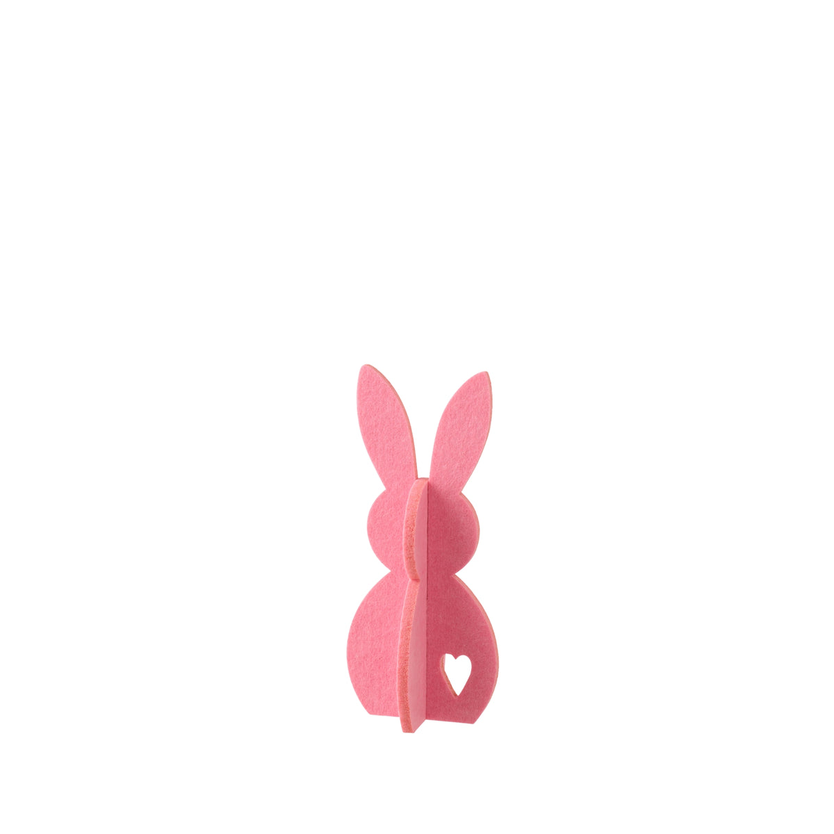 Décoration de Pâques Lapin Rose en Feutrine Lot de 3 J-Line