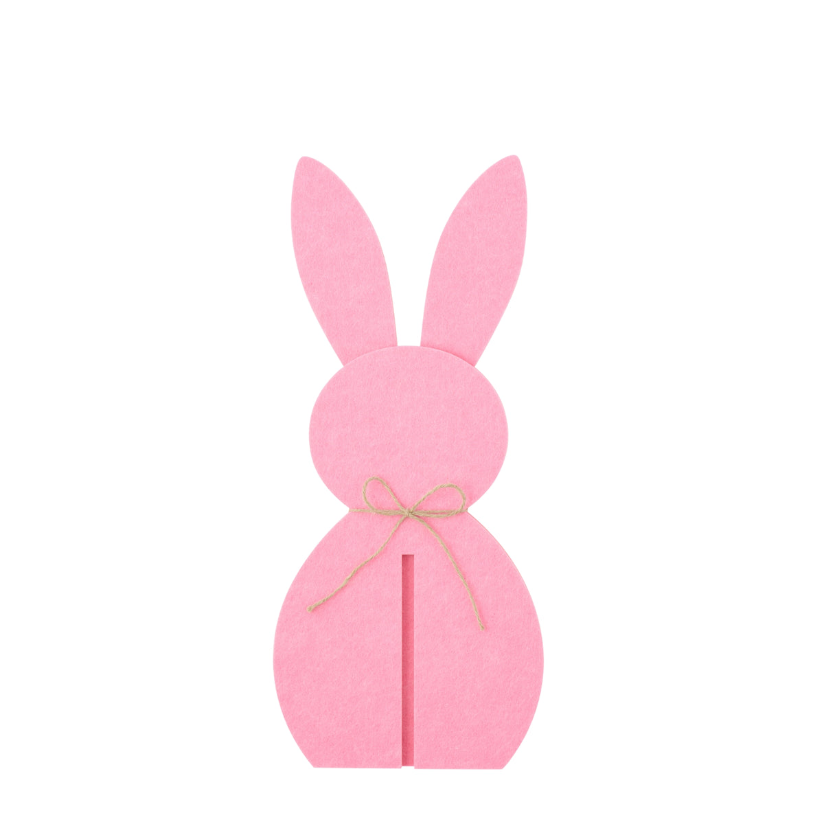 Décoration de Pâques Lapin Rose en Feutrine Lot de 3 J-Line