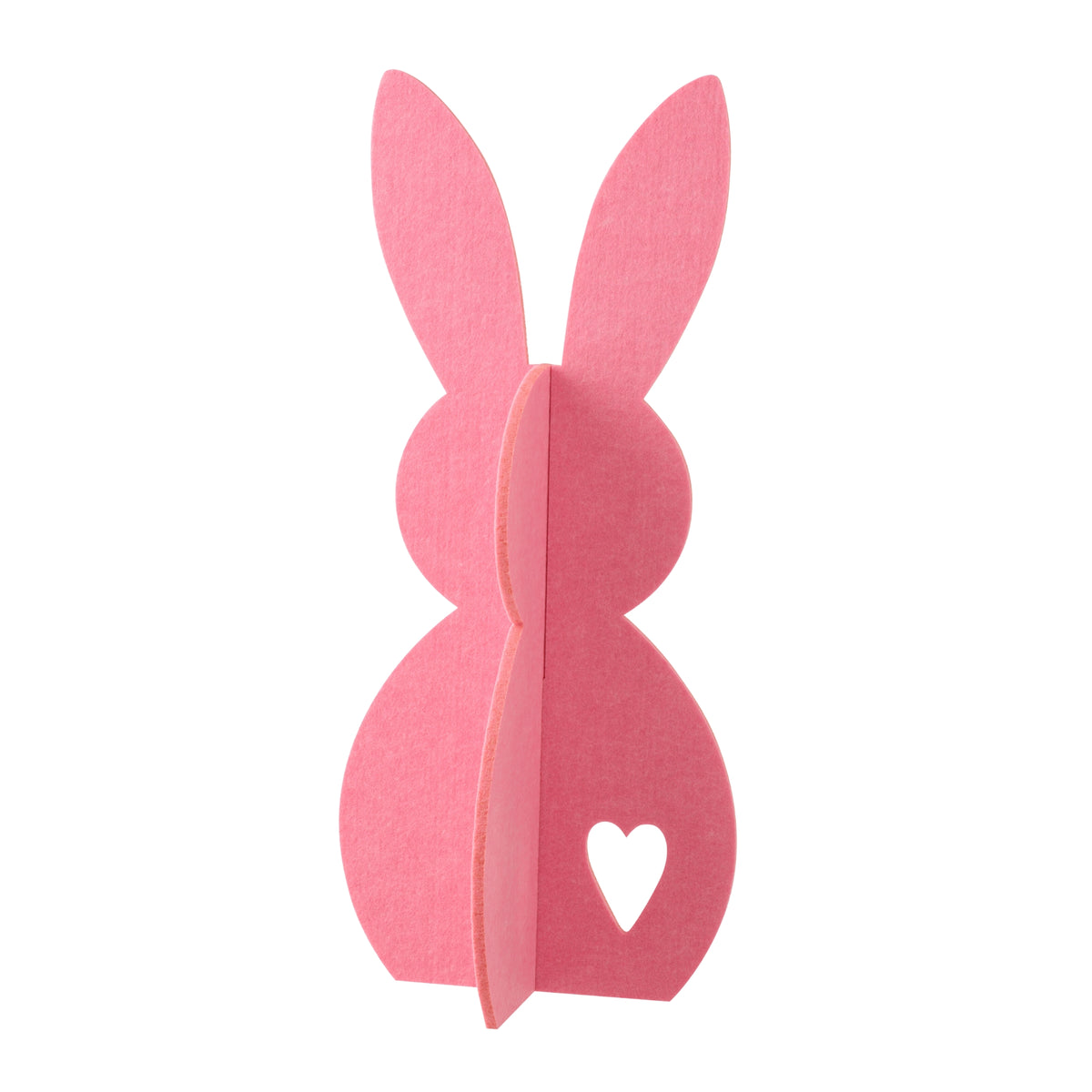 Décoration de Pâques Lapin Rose en Feutrine Lot de 3 J-Line