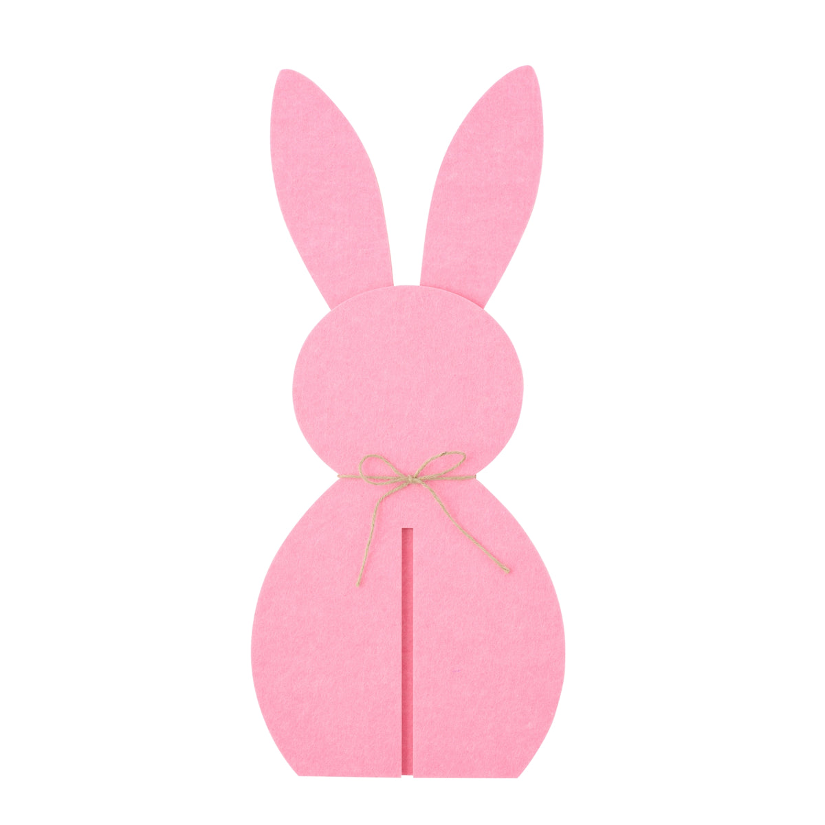 Décoration de Pâques Lapin Rose en Feutrine Lot de 3 J-Line