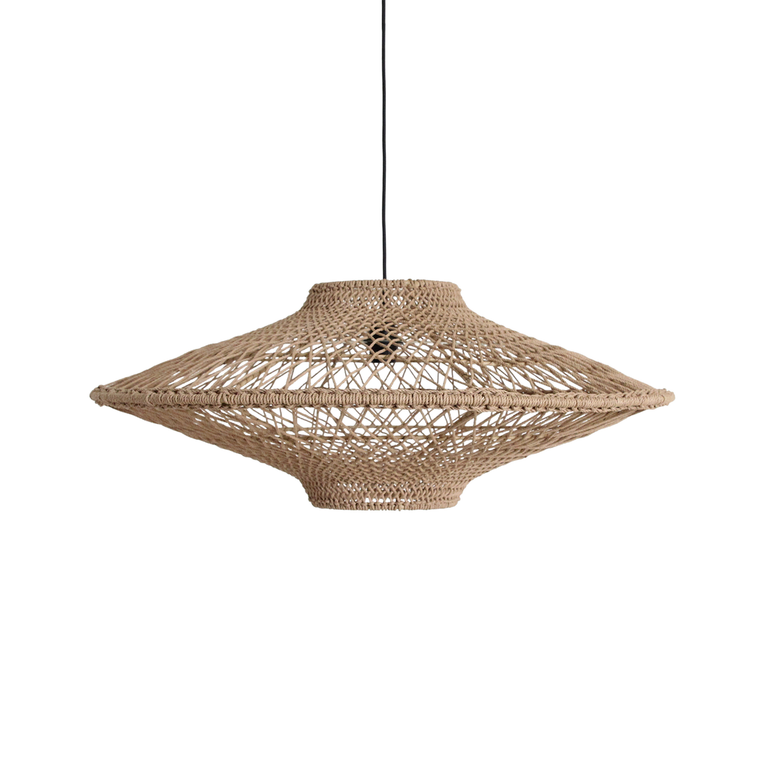 Suspension Corda Corde Naturelle Large Ø80cm Matières brutes