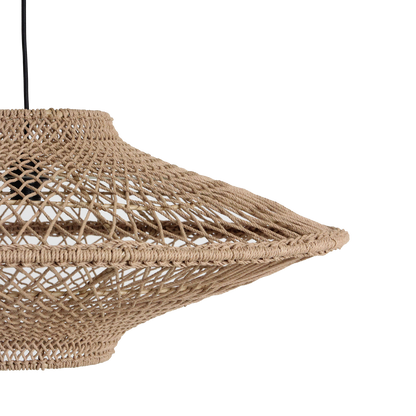 Suspension Corda Corde Naturelle Large Ø80cm Matières brutes