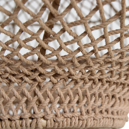 Suspension Corda Corde Naturelle Large Ø80cm Matières brutes