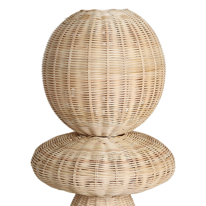 Lampadaire Tao en rotin - 140 cm Raw Materials